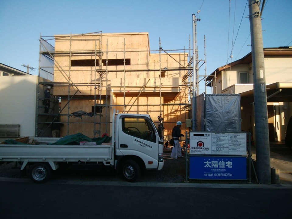 建て方工事中④